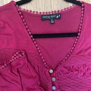 Adorable bell sleeve blouse